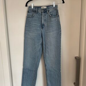 Abercrombie & Fitch Light Blue High Rise Jeans